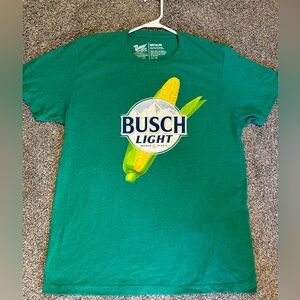 Brew City Mens Tshirt, size Medium.  Busch Light.  Good condition